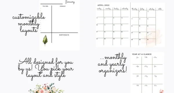 Customizable Printable Daily Planner | Organize Your Day with Ease